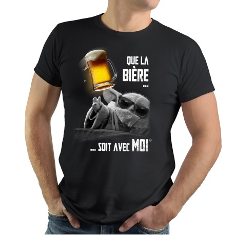 T-Shirt Que la bière soit avec moi