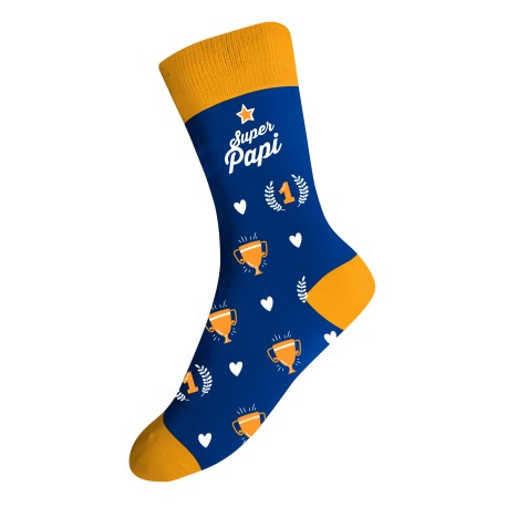 Chaussette Homme "Super papi"